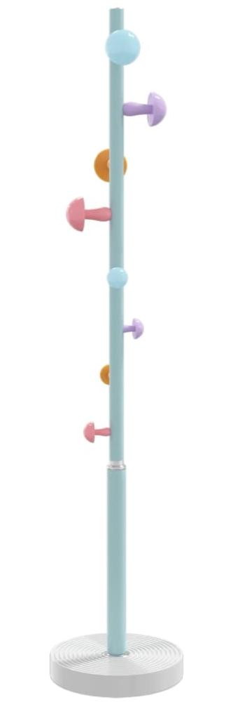 vidaXL Garderobenständer Blau 172 cm Pulverbeschichtetes Eisen 377098 Bild 1