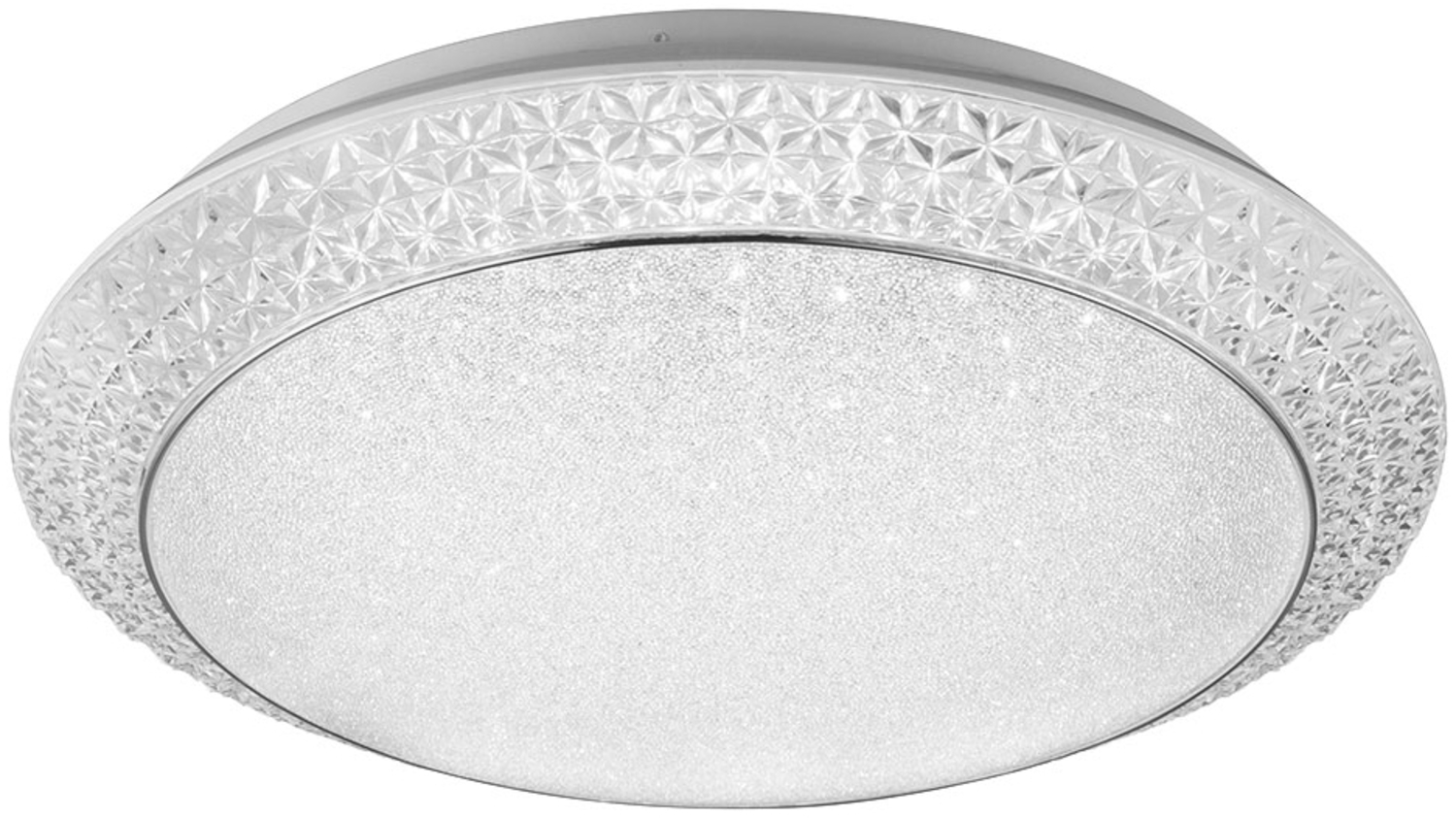 LED Deckenleuchte, Kristalle, Fernbedienung, D 41 cm Bild 1