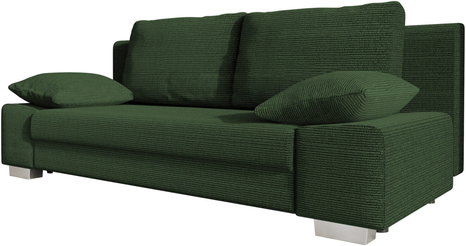 Schlafsofa Laura Cord (Farbe: Poso 14) Bild 1