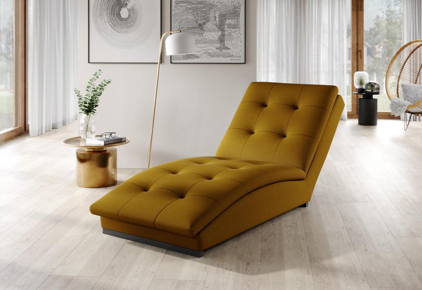 Wohnideebilder Doro Gelb Chaiselongue CH-DOR-45NU Bild 1