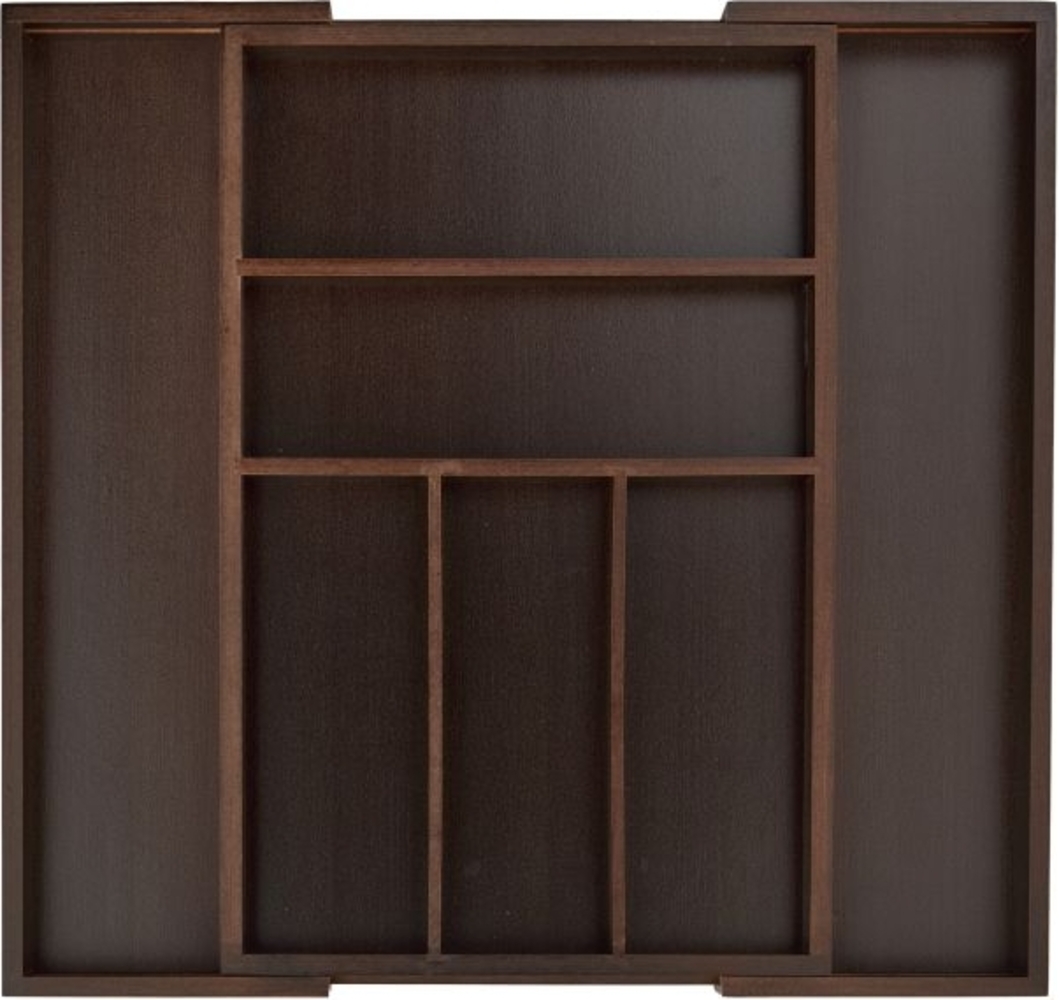 Besteckeinsatz Bambus dunkelbraun Bild 1