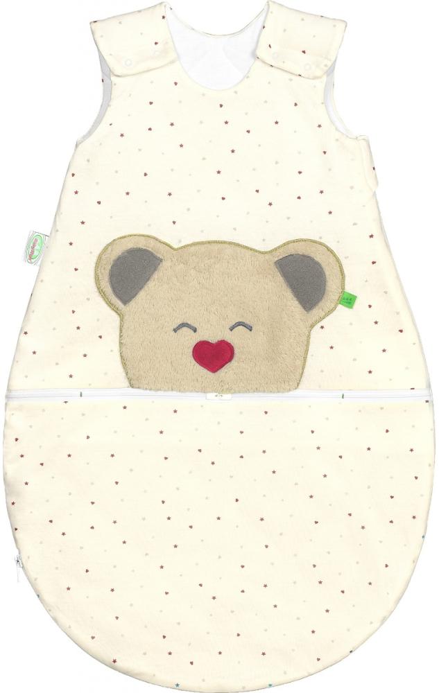 Odenwälder muckiAIR Jersey-Schlafsack heart and stars red 70 Bild 1