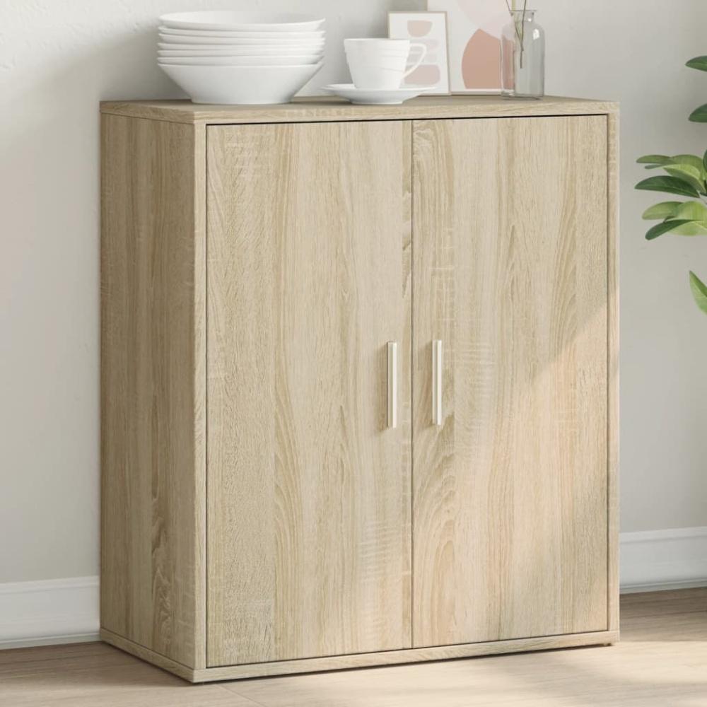 vidaXL Sideboard Sonoma-Eiche 60x31x70 cm Holzwerkstoff 840459 Bild 1