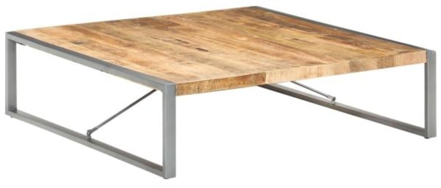 vidaXL Couchtisch 140x140x40 cm Raues Mangoholz, Form: quadratisch [321579] Bild 1