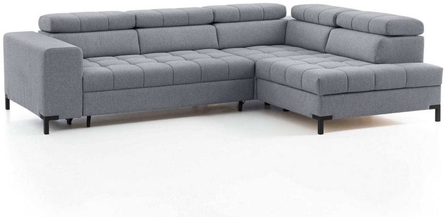 exxpo - sofa fashion Ecksofa Bocco, hochwertige Verarbeitung, toller Sitzkomfort, bequem, L-Form, wahlweise mit Bettfunktion u. Bettkasten, inkl. Kopfteilverstellung Bild 1