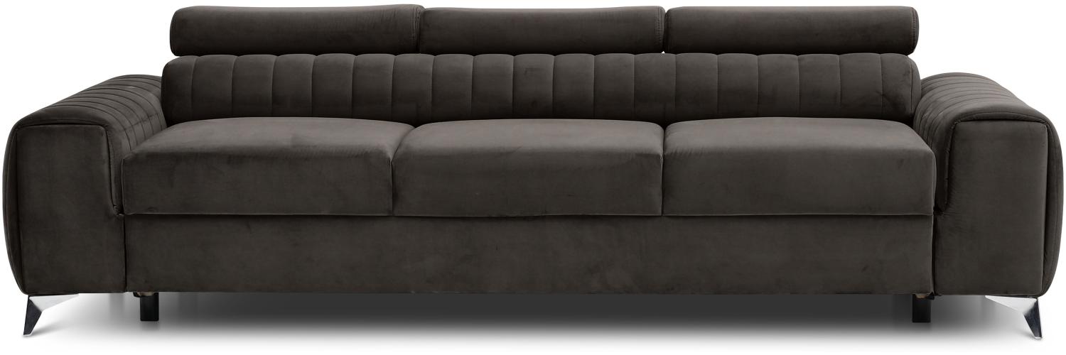 Laurence, Sofa, Couch, Dunkelbraun Bild 1