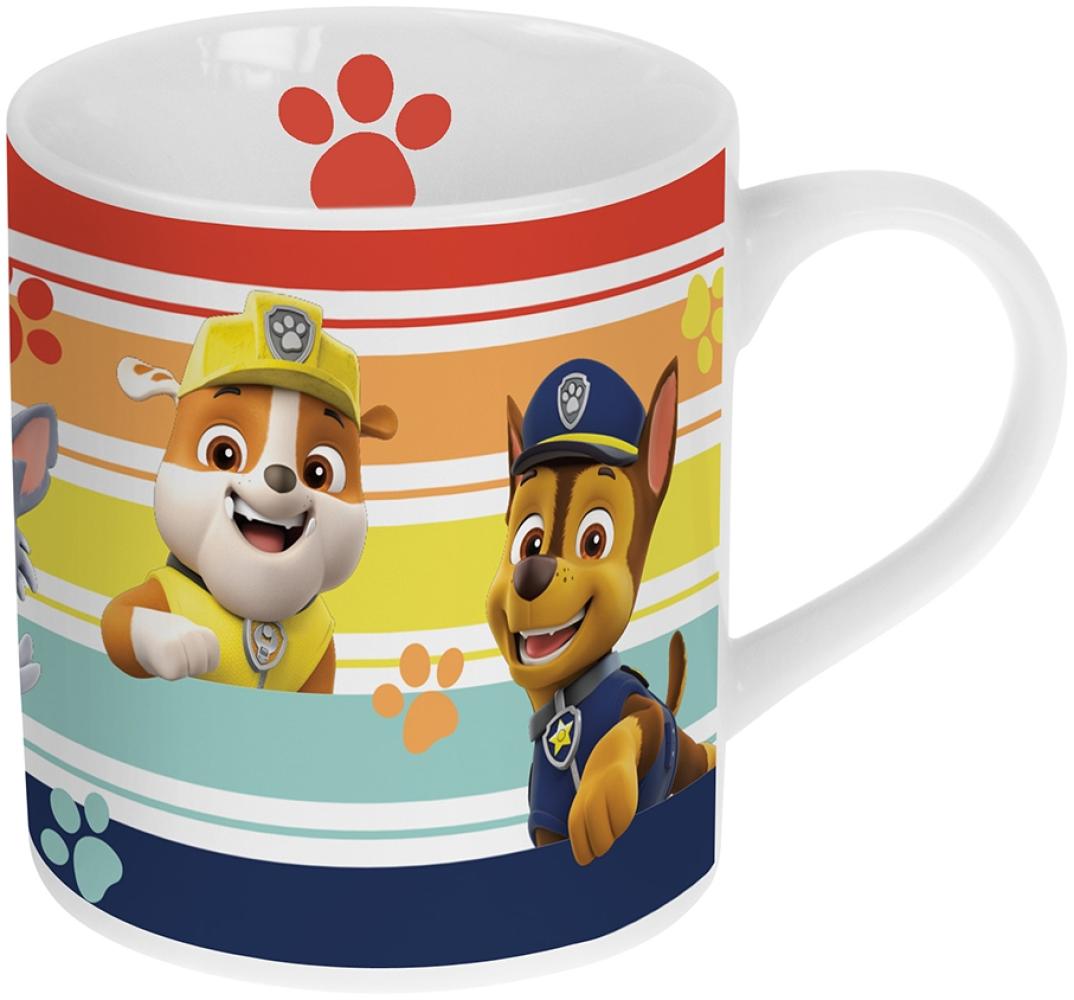 Paw Patrol Kinder-Becher Jungen Tasse im Geschenkkarton Chase, Marshall, Rubble und Rocky Bild 1