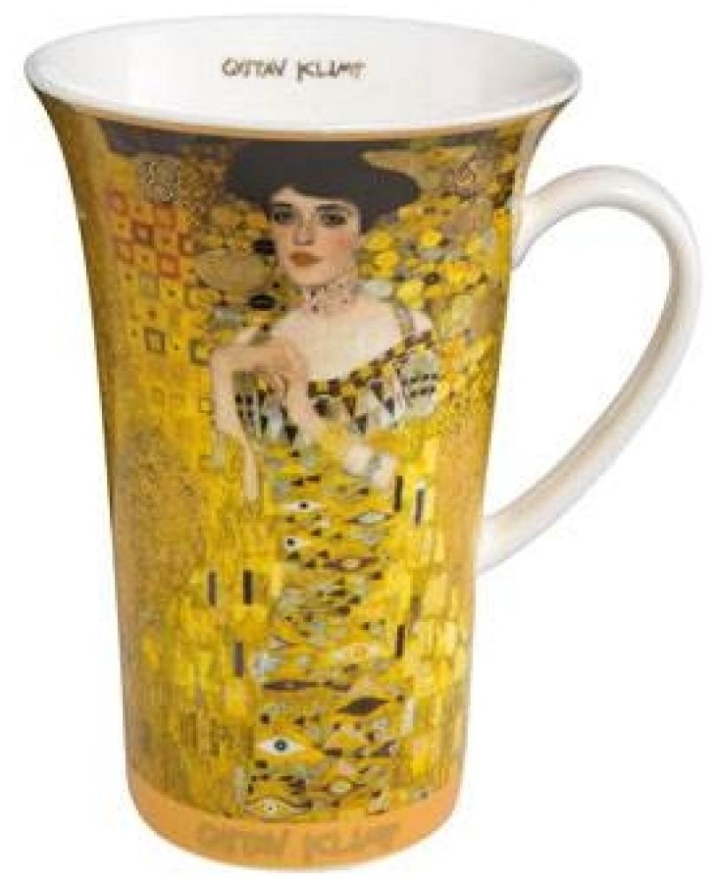 Goebel - Adele Tasse - Henkelbecher- Kaffeebecher - Gustav Klimt- Bone China Höhe 15 cm 0,5 l Bild 1