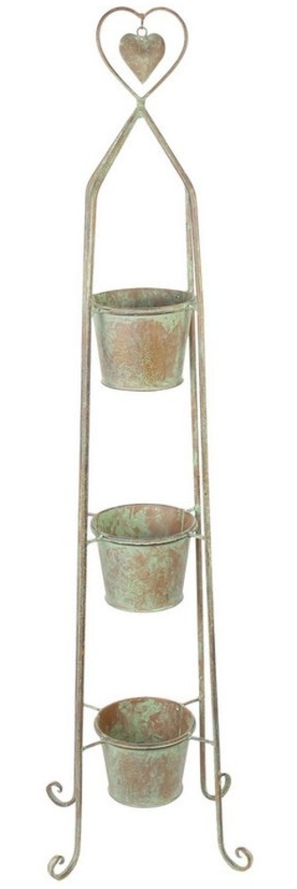 Pflanzsäule Herz Pflanzschale Pflanzkorb Blumentopf Pflanztopf Übertopf Bild 1