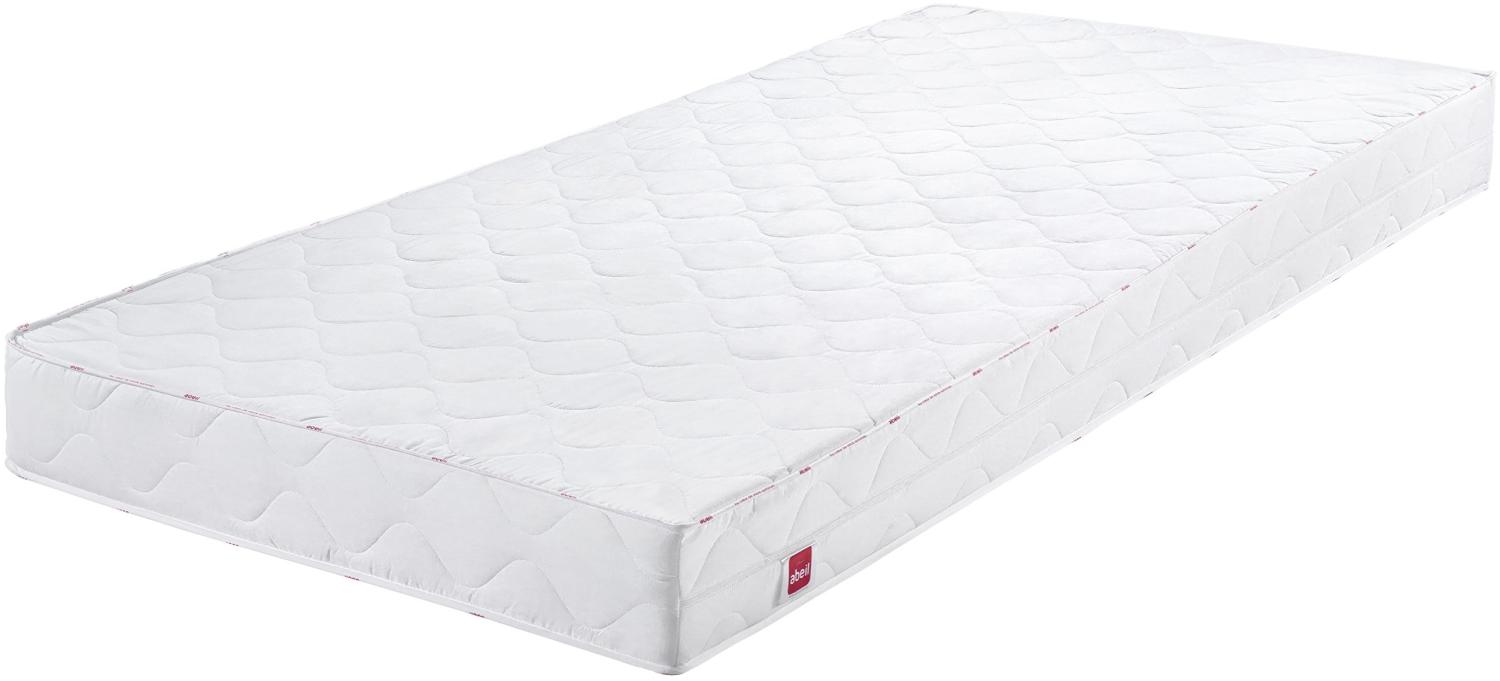 Abeil AB100 Matratze, mittlerer Härtegrad, mit abnehmbarem Bezug, weiß, Polyester, weiß, 160x200 cm Bild 1