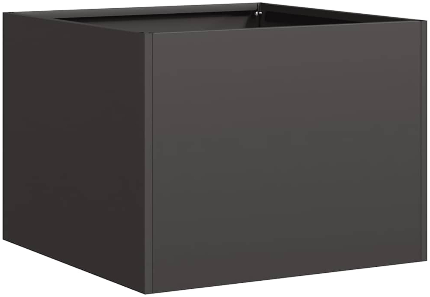 vidaXL Pflanzkübel Schwarz 40x40x30 cm Stahl 860794 Bild 1