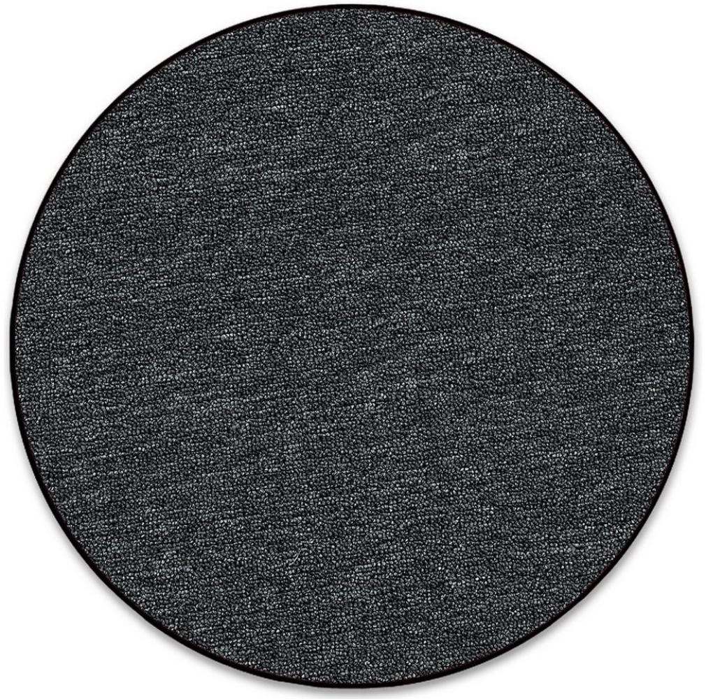 casa pura Teppich London, Erhältlich in vielen Farben, Teppichläufer, runder Teppich, Rund, Höhe: 4 mm Bild 1