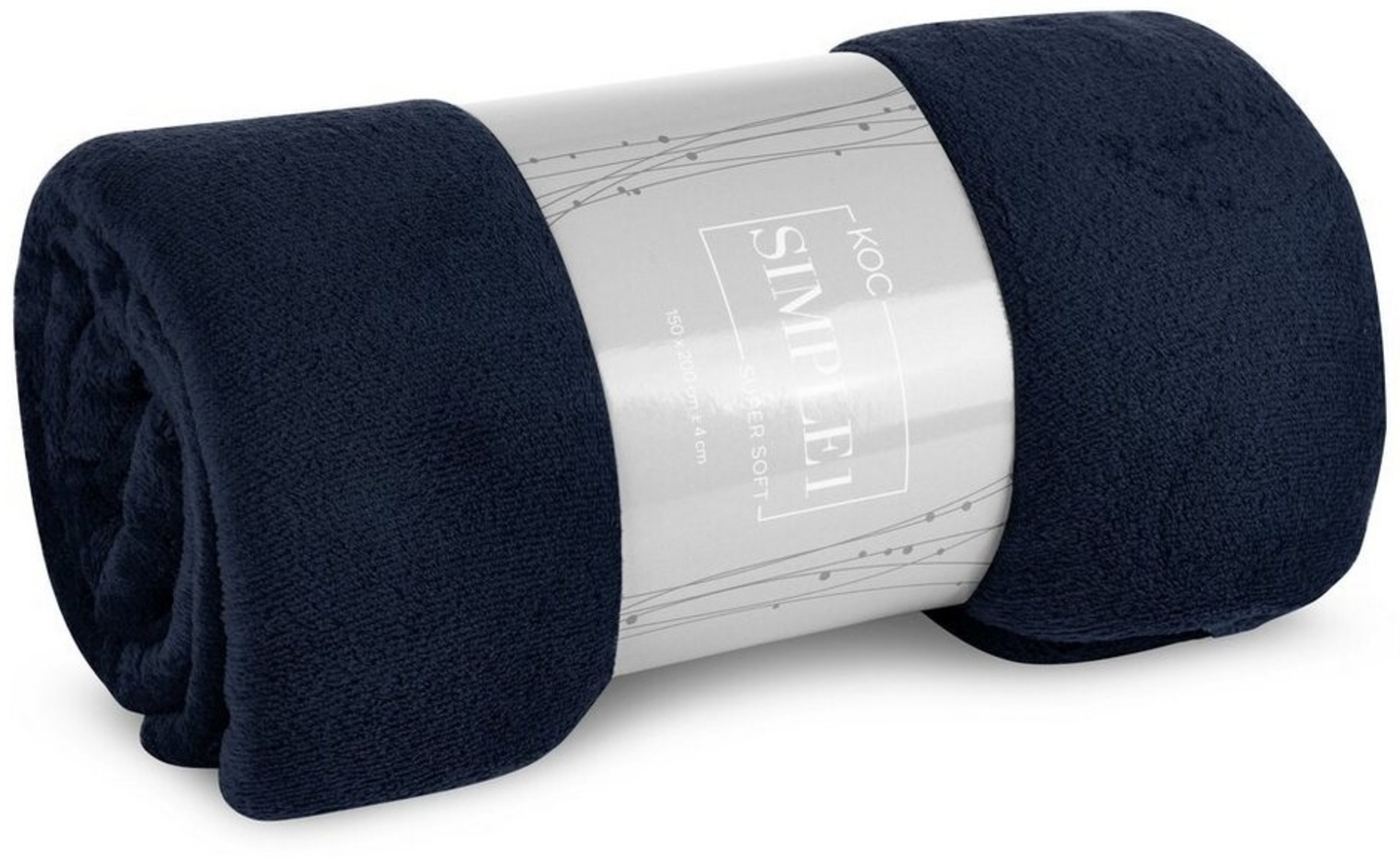 Wohndecke Simple1 Kuscheldecke aus Mikrofaser, Eurofirany, 150x200 cm, weiche Sofadecke & TV-Decke, Überwurf Bild 1