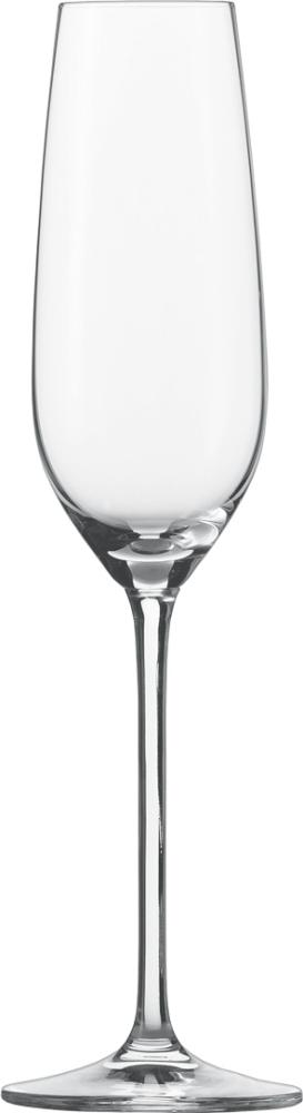 Schott Zwiesel Fortissimo Sektglas 7, 6er Set, mit Moussierpunkt, Proseccoglas, Champagnerglas, Glas, 240 ml, 112494 Bild 1