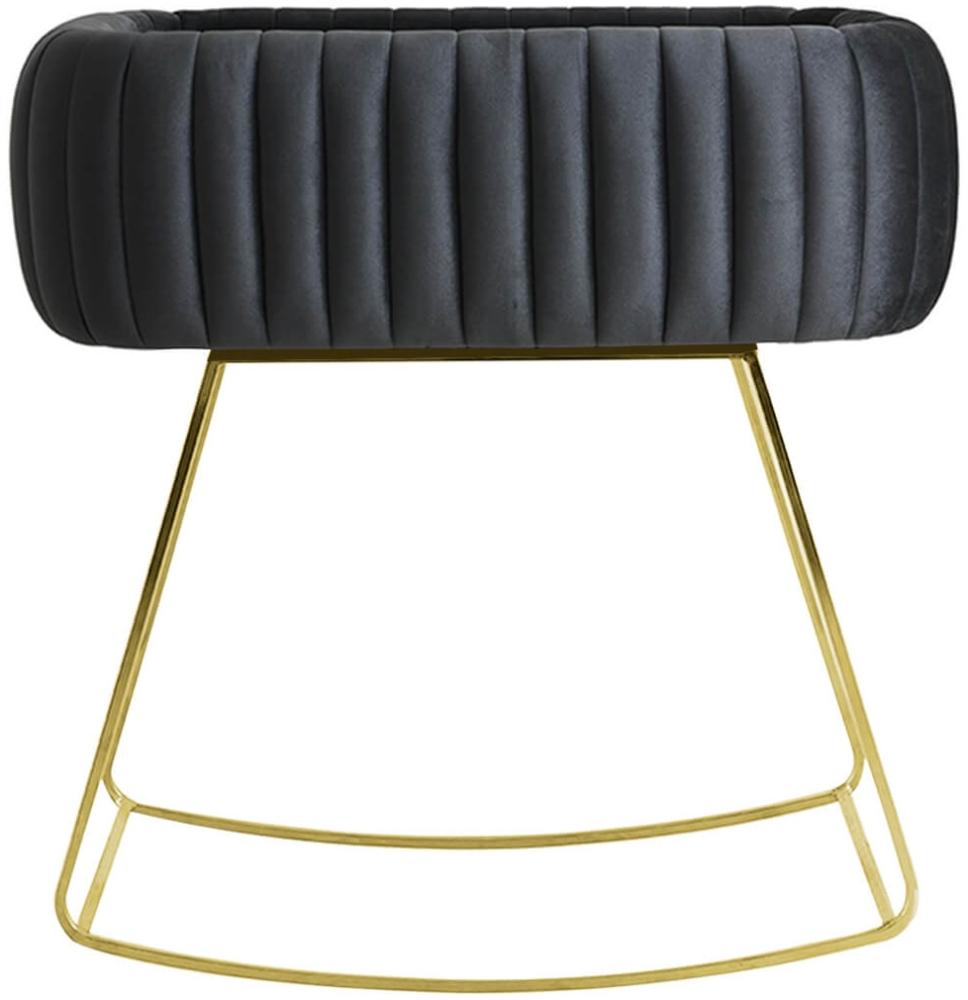 Cornella | Babywiege-Grau Gold Bild 1