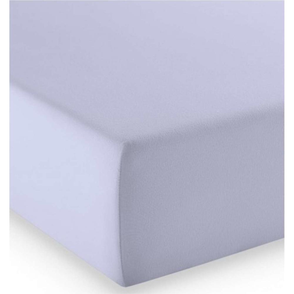 Fleuresse Mako-Jersey-Spannlaken comfort Farbe helles lavendel 5014 Bild 1