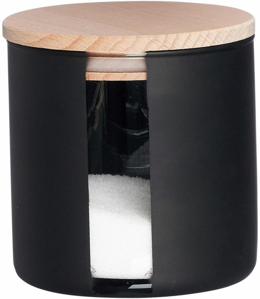 Ritzenhoff & Breker Vorratsdose Jytte Schwarz 600 ml, Glas Bild 1