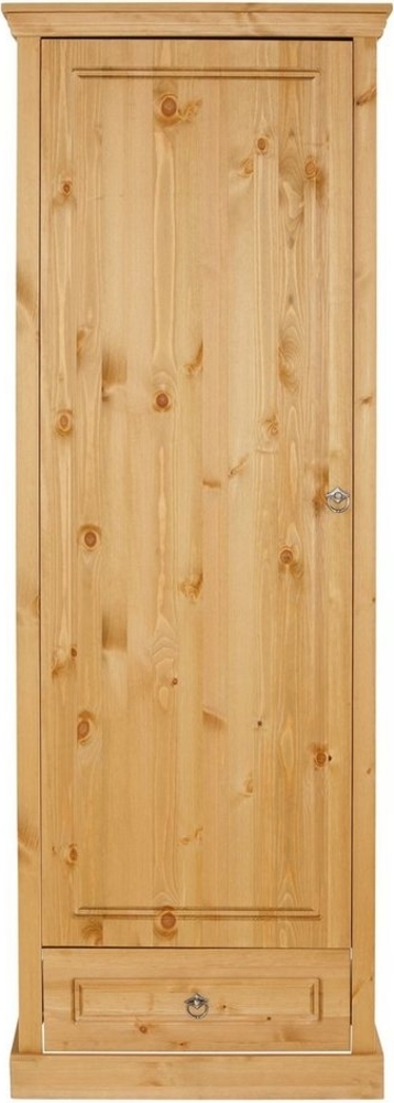 Home affaire Garderobenschrank Basilico aus massiver Kiefer, FSC®, Breite 67 cm, mit Kleiderstange Bild 1