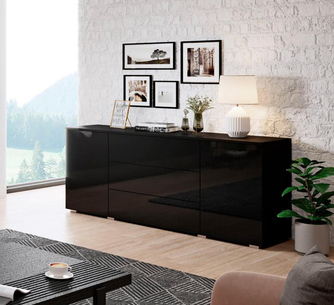 INOSIGN Sideboard PARIS (1 St), Moderne 150cm breite grifflose Kommode, vielseitig einsetzbar Bild 1