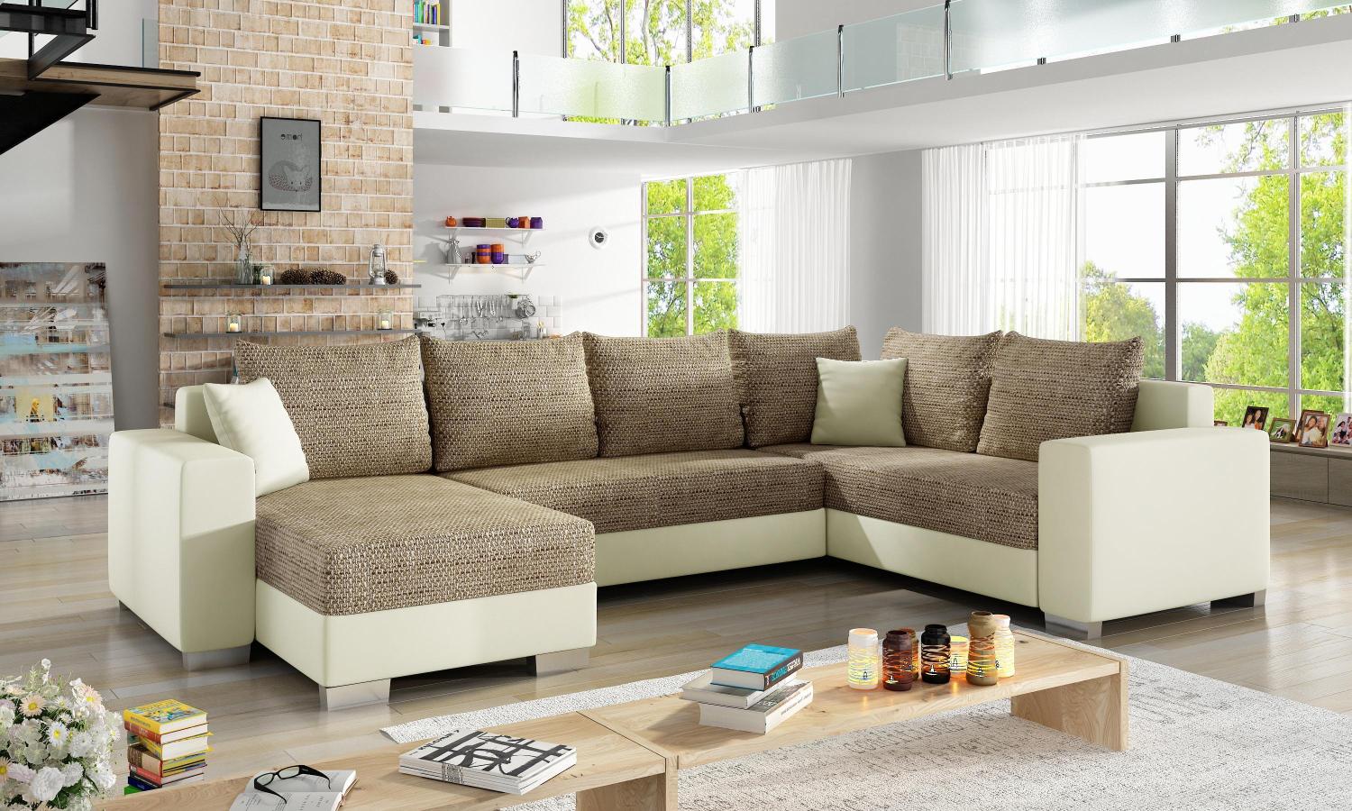 Wohnideebilder Marco Beige Ecksofas & Eckcouches Mc_13 Bild 1