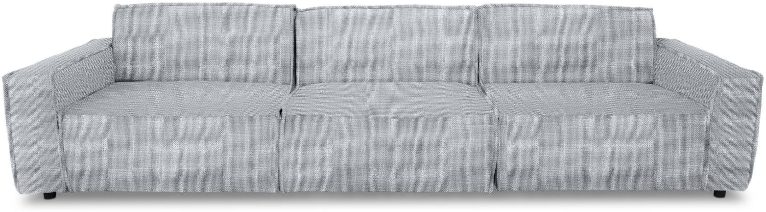 Sofa SANSIBAR 3 Sitzer KARLSHAM BHT 314x76x101 cm silver Couch Einzelsofa Zweier Dreier Sitzer Bild 1