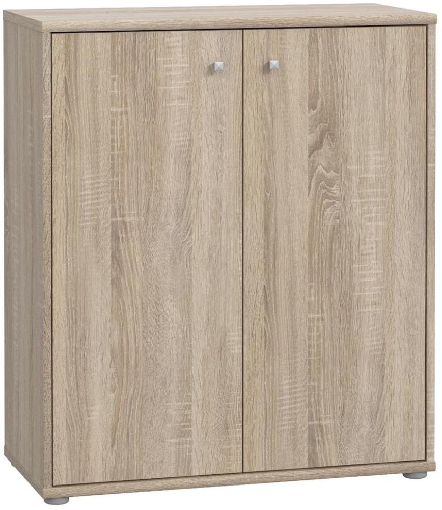 Kommode >Tembi< in Sonoma Eiche - 73,7x85,5x34,8cm (BxHxT) Bild 1