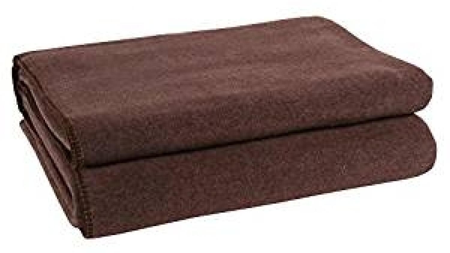 Zoeppritz Soft-Fleece dark brown 220x240 103291-880 Bild 1