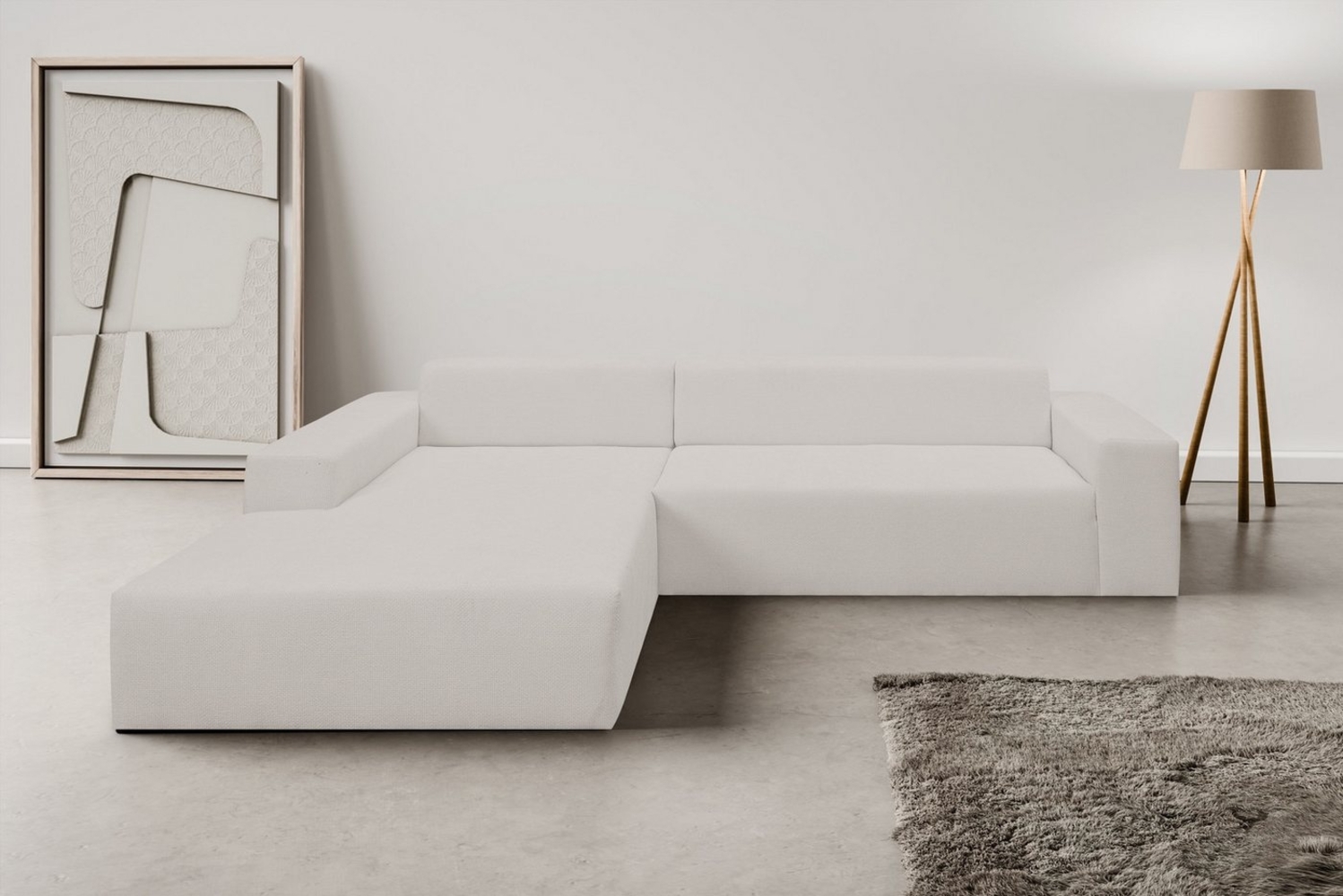 INOSIGN Ecksofa Zeus-XL, Curvy Trend Garnitur mit urbaner Optik Bild 1