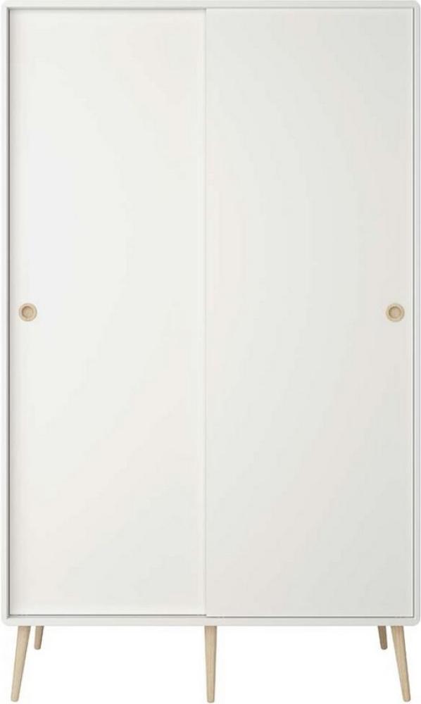 ebuy24 Kleiderschrank Softline Kleiderschrank 2 Schiebetüren Weiß. Bild 1