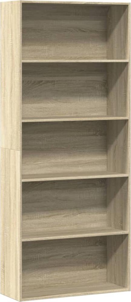 vidaXL Bücherregal Sonoma-Eiche 80x30x189 cm Holzwerkstoff 3314671 Bild 1