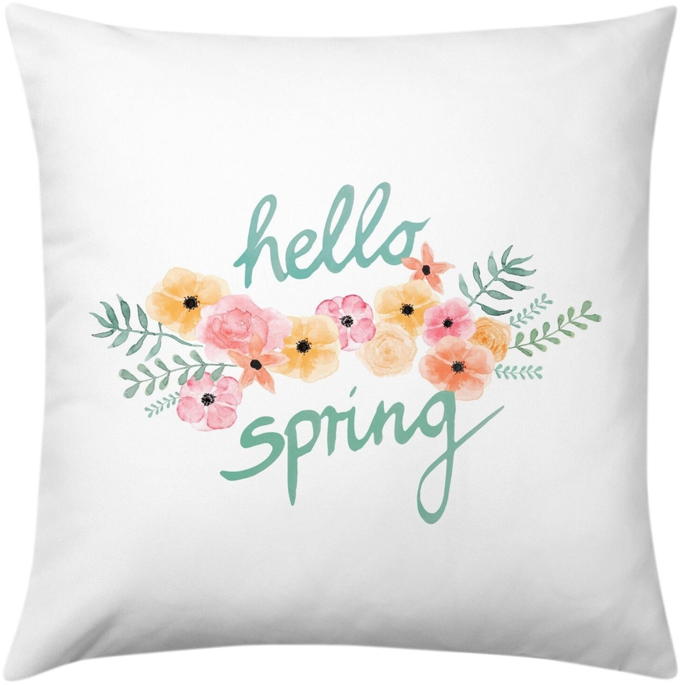 Traumschlaf Dekokissenhülle Hello Spring|40x40 cm Bild 1