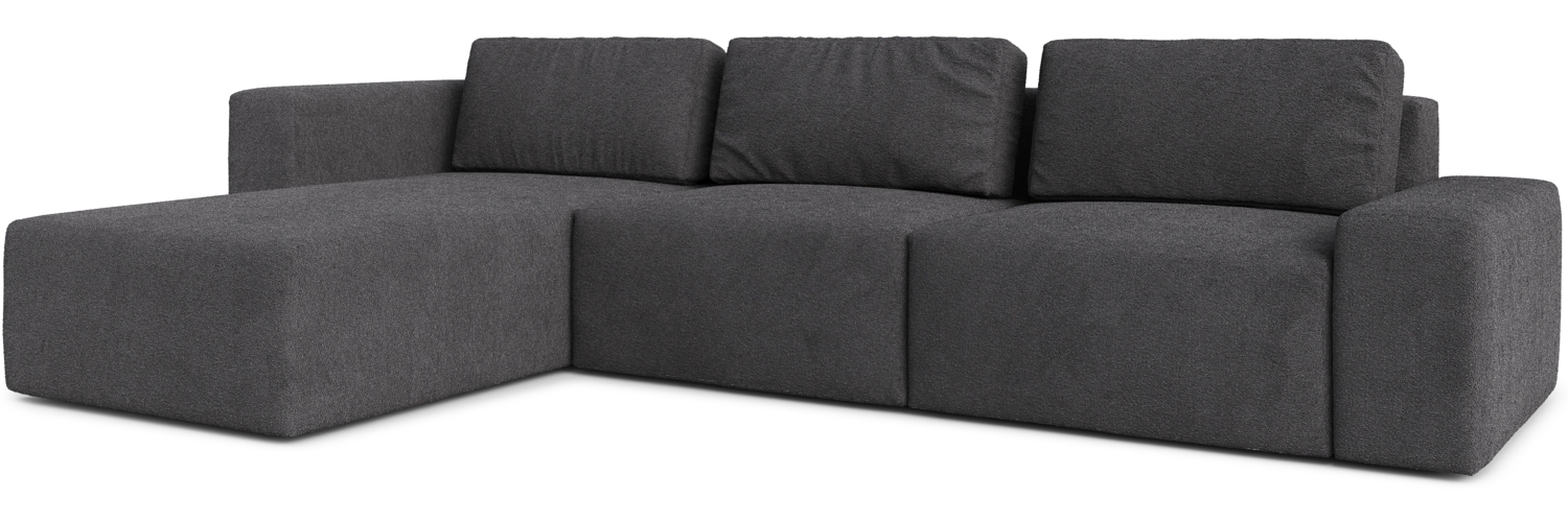 AX LIVING Couch XXL L Form Arkleton Ecksofa Groß Grau 360 cm Modern L Bild 1