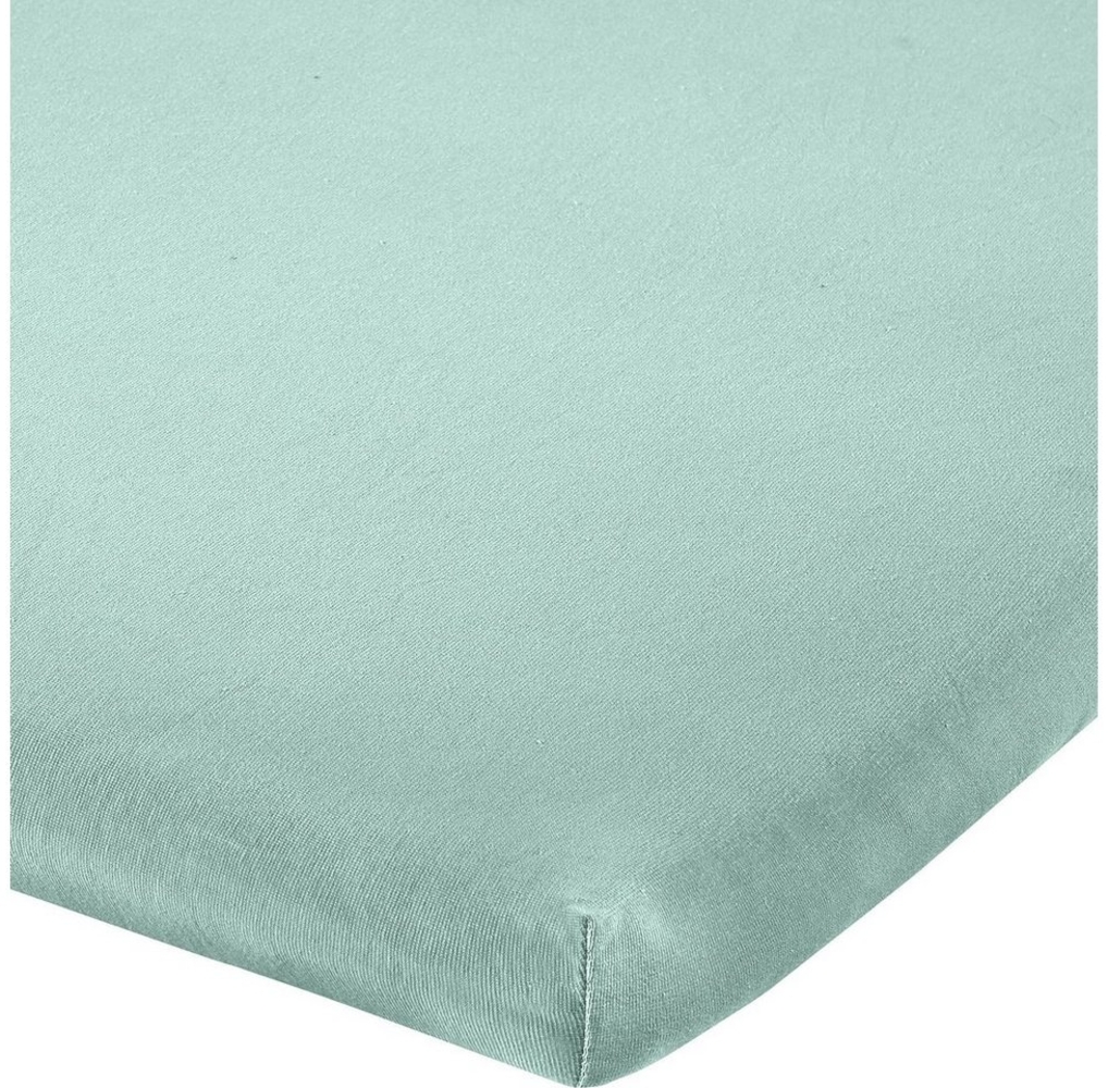 Erwin Müller Spannbettlaken Topper-Spannbettlaken "Murnau", Jersey, Gummizug: Rundumgummi, (1 Stück), Single-Jersey Uni Bild 1