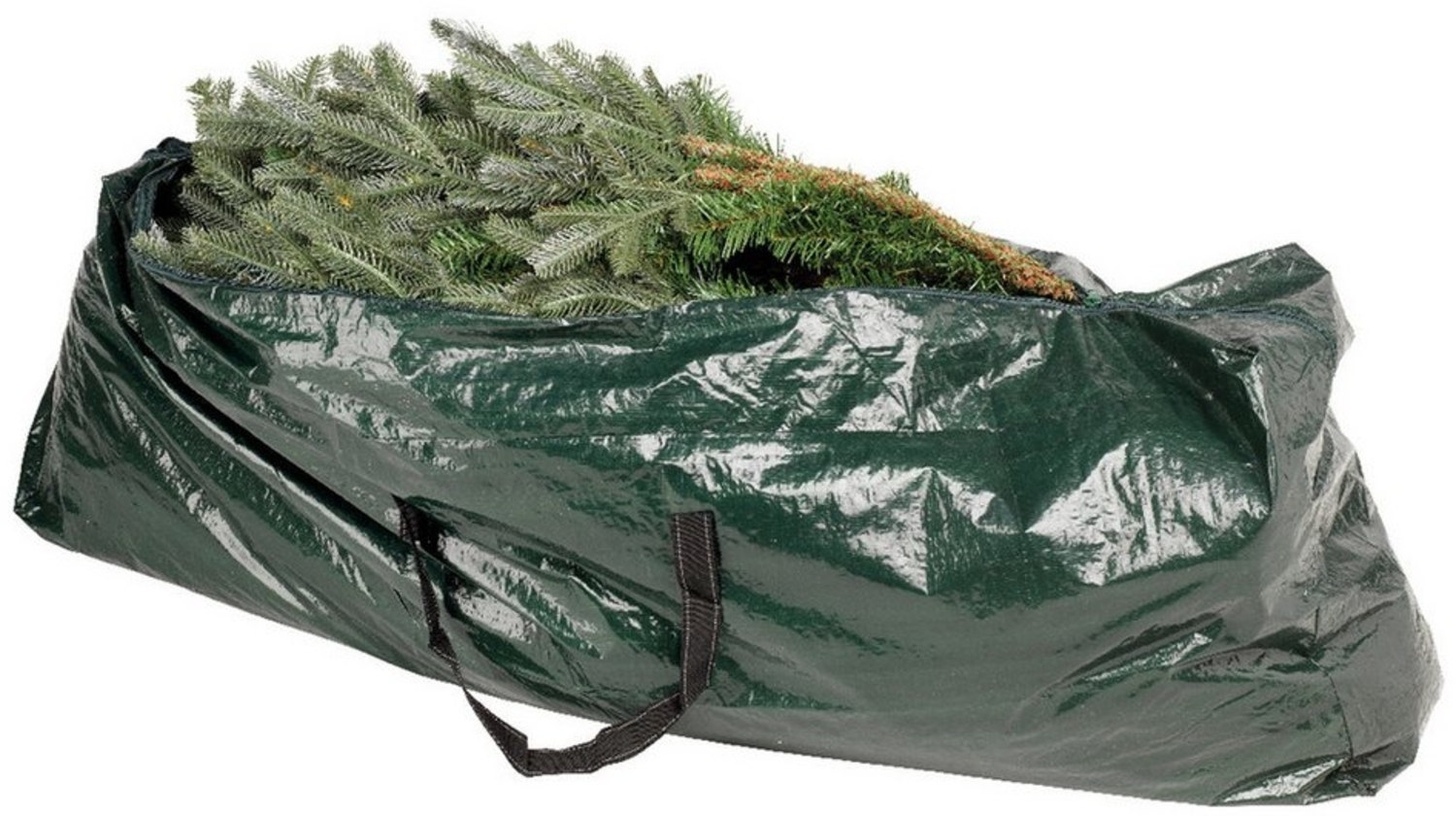 MARELIDA Aufbewahrungstasche für Weihnachtsbaum Tannenbaumhülle für Bäume bis 2,4m grün Bild 1