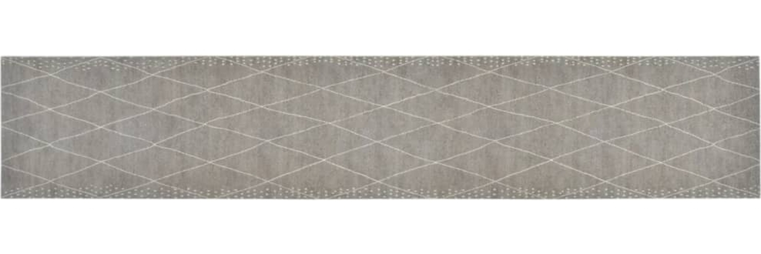 vidaXL Küchenteppich Waschbar Raute 60x300 cm Samt 136566 Bild 1