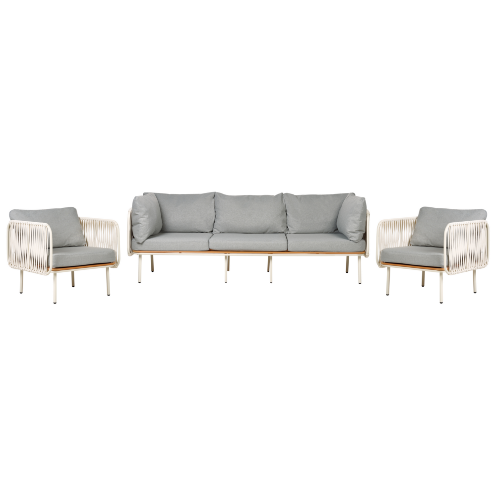 Lounge Set SENISE Aluminium Grau Bild 1