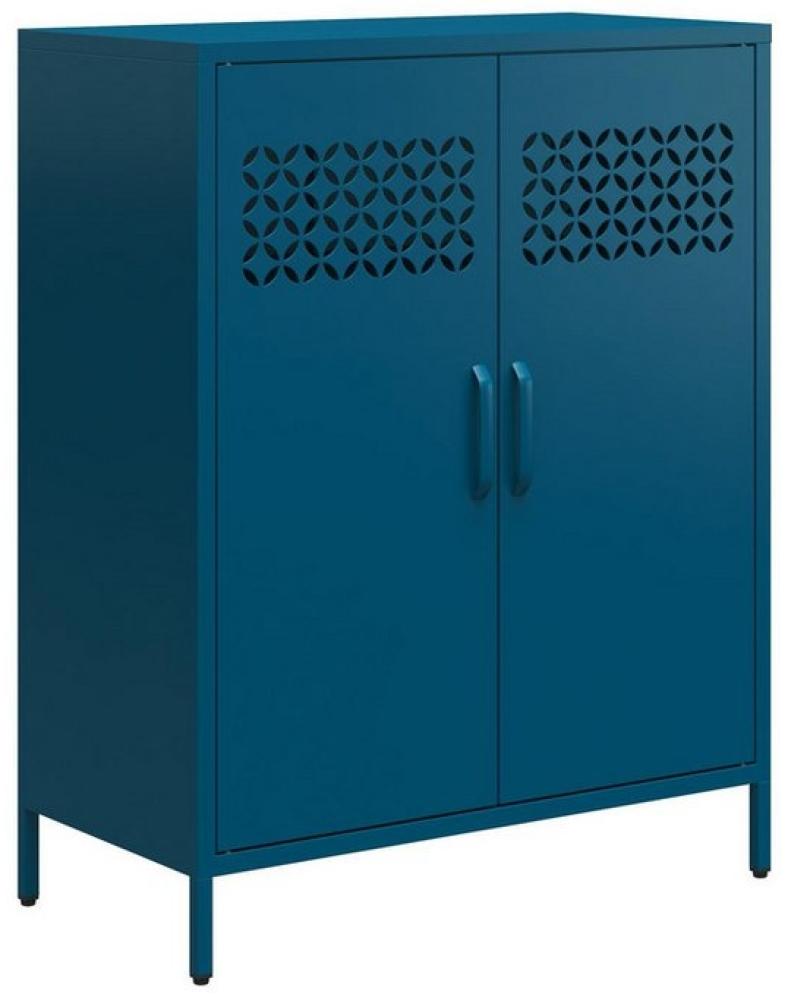 loft24 Highboard Annie, Metallspind mit 2 Türen im Retro Design Bild 1