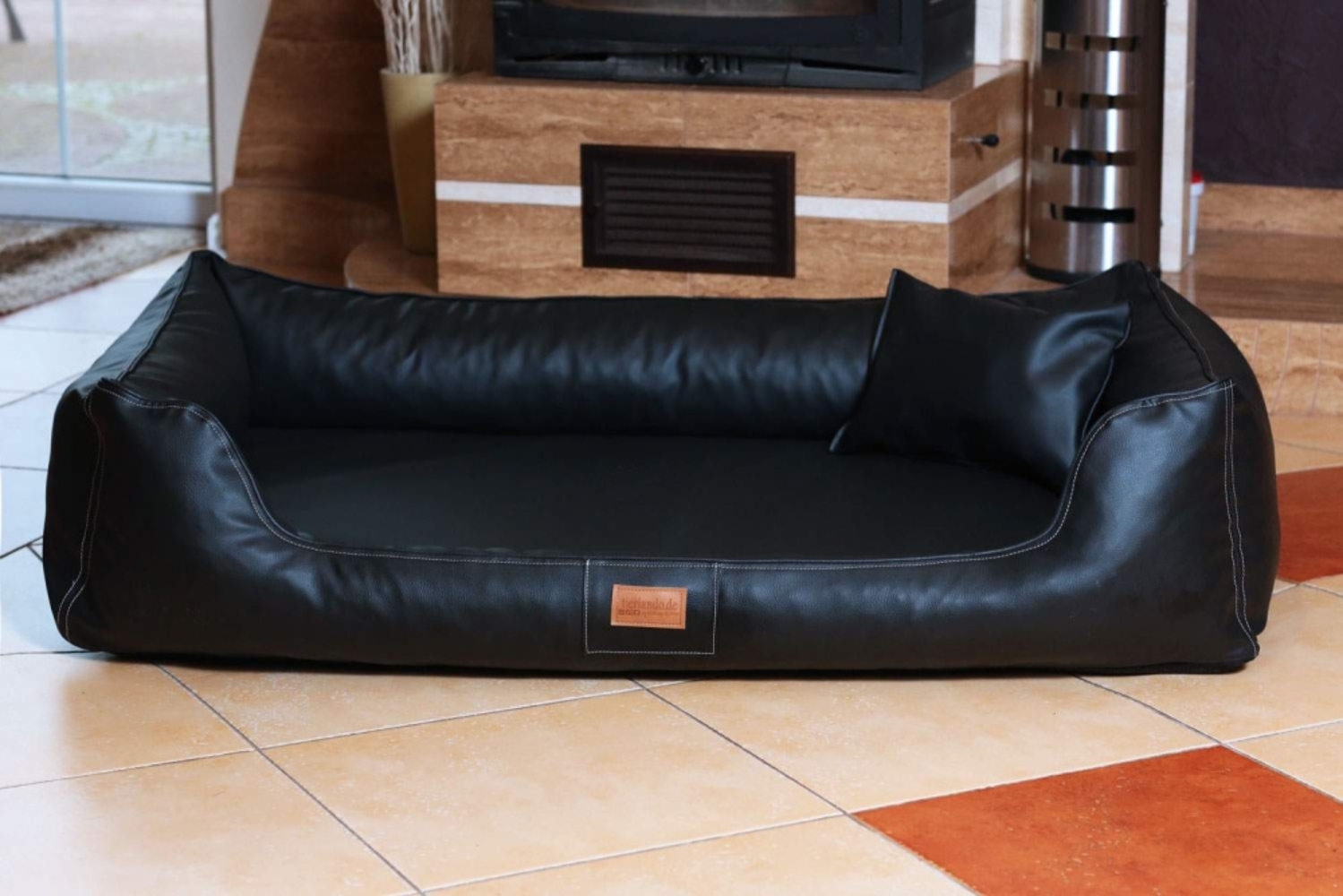 MADDOX EASY CLEAN Orthopädisches Hundebett - 150x100cm, 03 Schwarz Bild 1