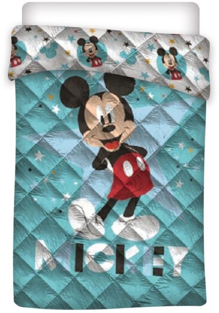 Mickey Mouse Kuscheldecke 200x140 cm Ideal als Sofadecke und Bettüberwurf Bild 1