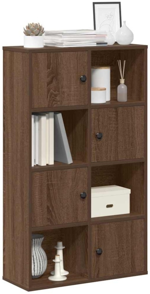 vidaXL Bücherregal Braun Eichen-Optik 60x24x101,5 cm Holzwerkstoff Bild 1