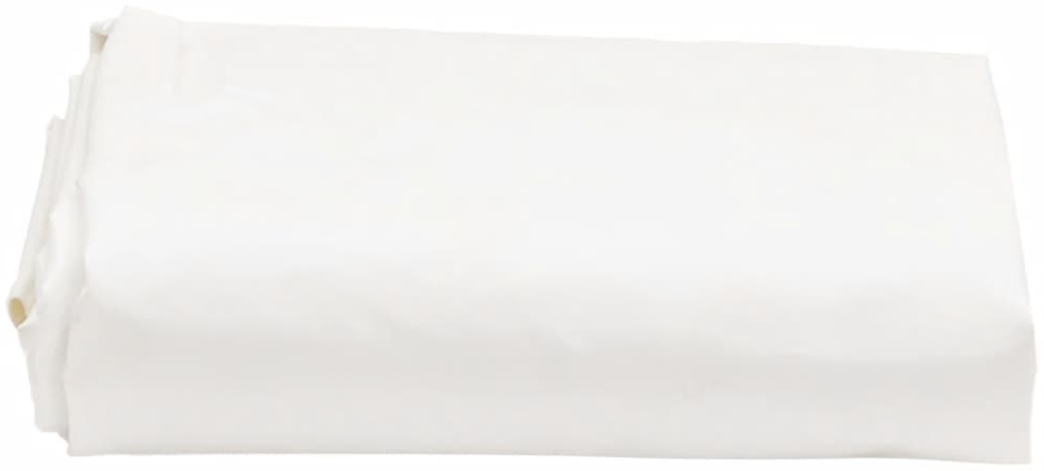 vidaXL Abdeckplane Weiß Ø 2,8 m 650 g/m² 156231 Bild 1