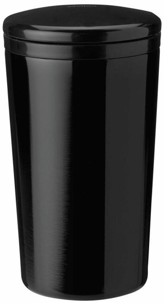 Stelton Thermobecher Carrie Black, Trinkbecher, Edelstahl, Kunststoff, Schwarz, 400 ml, 361 Bild 1