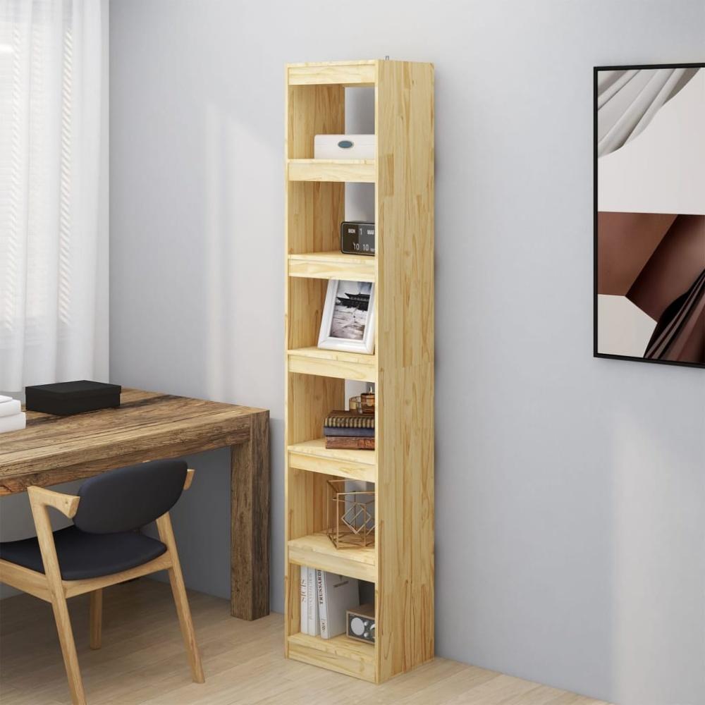 vidaXL Bücherregal/Raumteiler 40 x 30 x 199 cm Massivholz Kiefer 808153 Bild 1