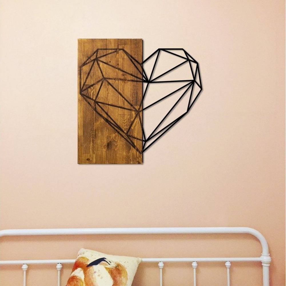 Wallity Wanddekoobjekt 50% WOOD (Thickness: 3 cm) / 50% METAL, 58 x 58 cm L1338 Bild 1