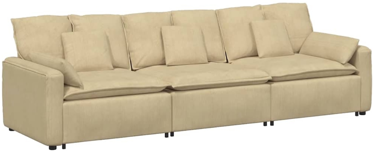 vidaXL Modulares Sofa mit Kissen Graugrün 3321111 Bild 1