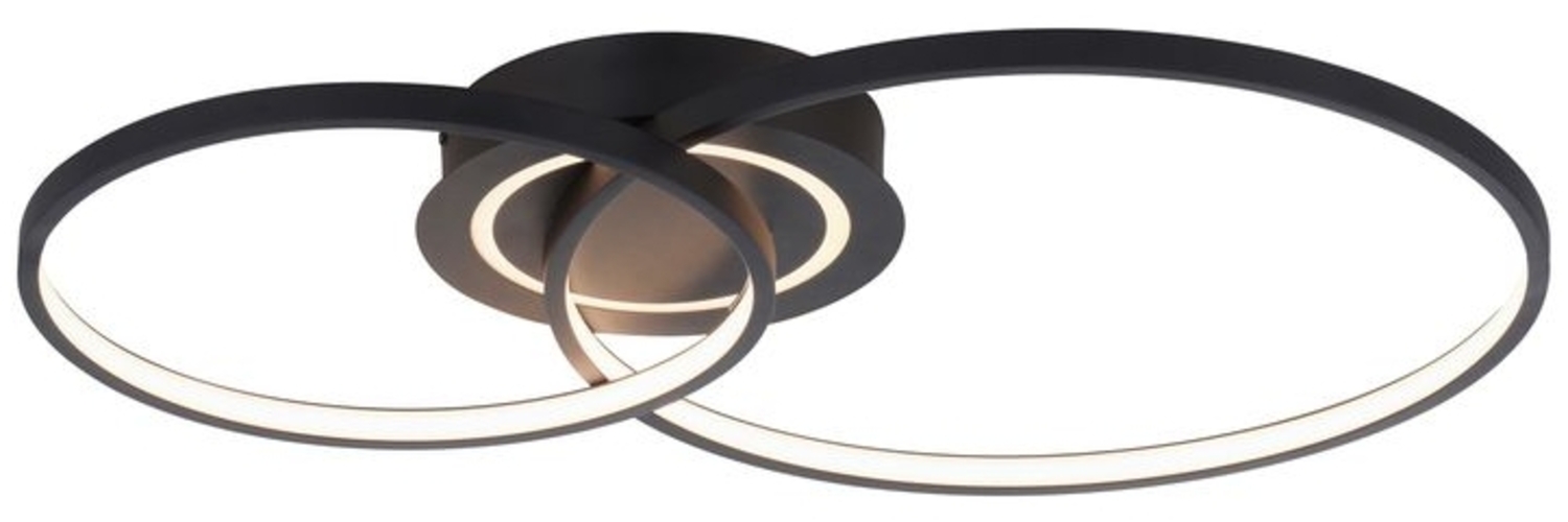 LED Deckenleuchte schwarz, beweglich, 3 Stufen, L 69 cm Bild 1