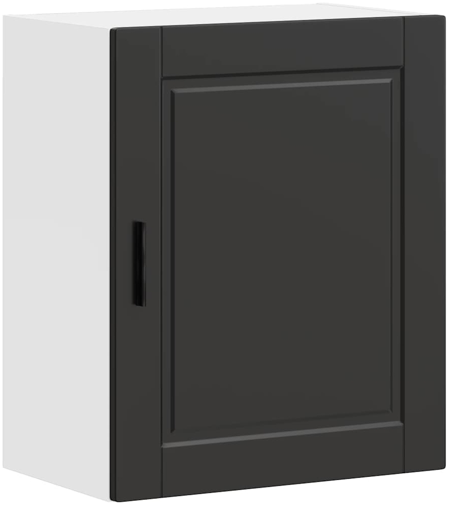 vidaXL Küchen-Hängeschrank Porto Schwarz Holzwerkstoff 854039 Bild 1