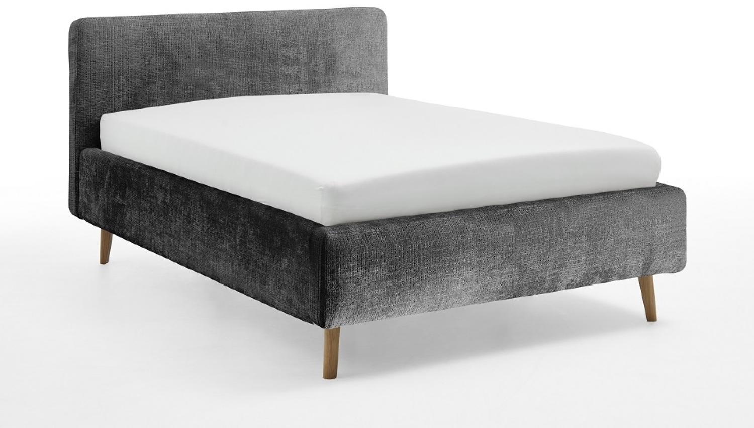 Polsterbett Mattis | anthrazit 3 | 160x200 cm | mit Lattenrost & Bettkasten Bild 1