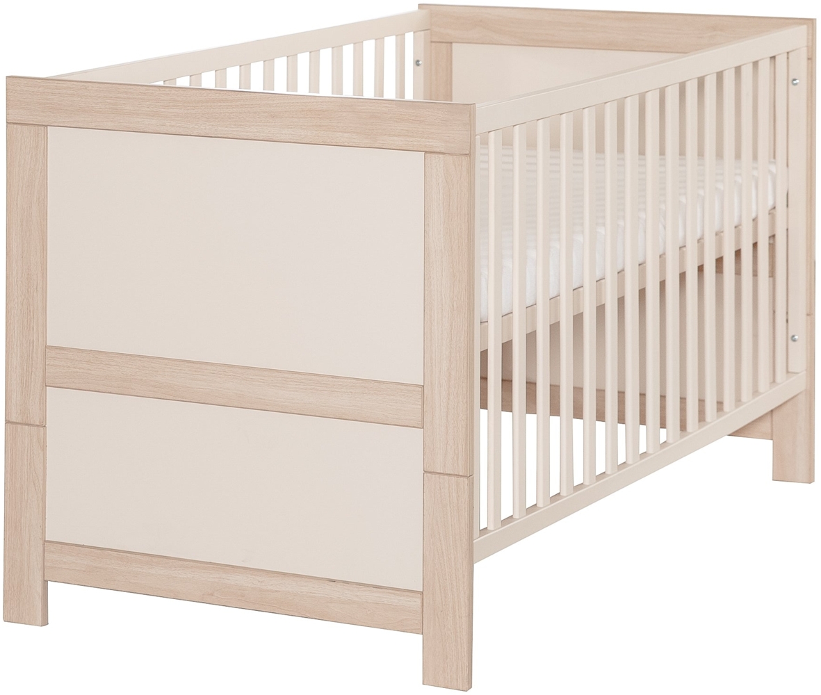 roba Kombi-Kinderbett 'Momo' 70x140 - Mitwachsend - Cashmere / Tristan Eiche Bild 1