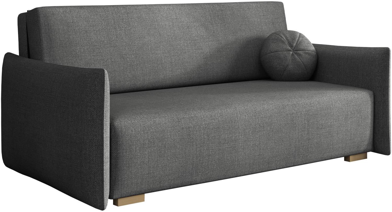 Sofa Viva Glov IV mit Schlaffunktion, 3 Sitzer Schlafsofa mit Bettkasten (Farbe: Soul 18) Bild 1